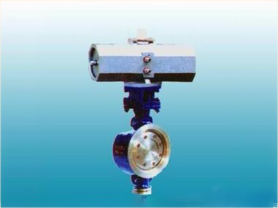 气动对夹式属密封蝶阀